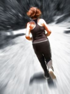 woman running